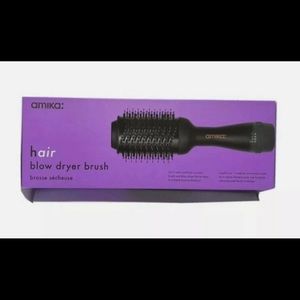 Amika Blow Dryer Brush  2-in-1 hair styling tool For customized blowout 2x SHINE